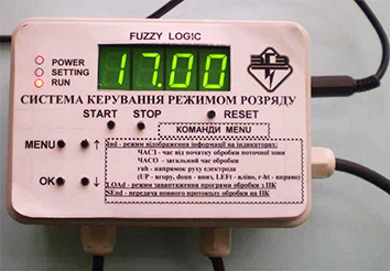 Блок керування — вигляд спереду